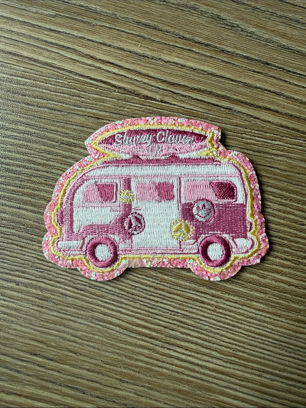 New stoney clover lane pink glitter trim SCL van Patch